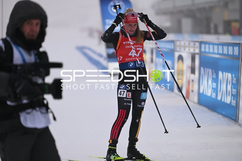 Julia TANNHEIMER Julia TANNHEIMER (47; Biathlon Frauen) in Oberhof