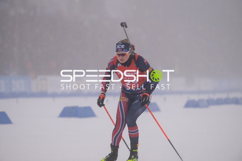 Sprint der Frauen in Oberhof: Marit OEYGARD (29; Biathlon Frauen) in Aktion