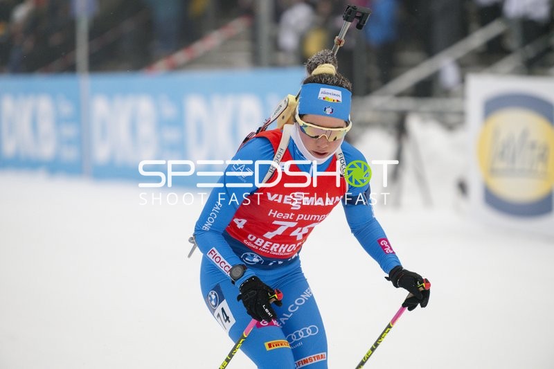 Sprint der Frauen mit Anna-Karin HEIJDENBERG (14; Biathlon Frauen)