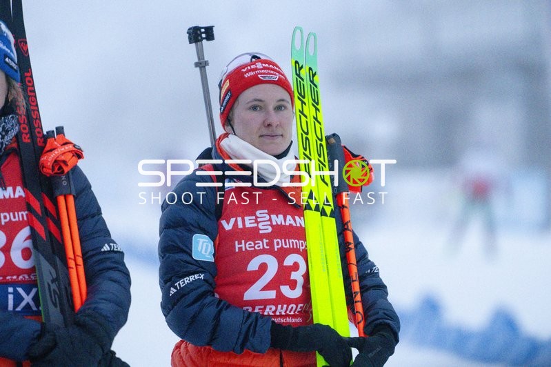 Sprint der Frauen in Oberhof: Janina HETTICH-WALZ (23; Biathlon Frauen)