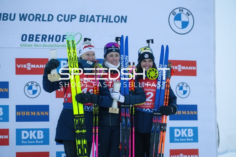 Podiumssiegerinnen Sprint Frauen Oberhof