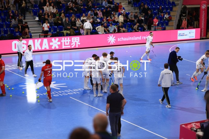 Spieler von Deutschland versammeln sich