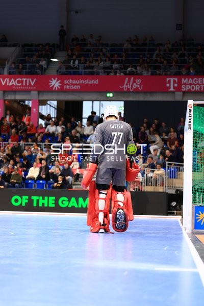 Jasper Ditzer (77; Deutschland) vor dem Tor