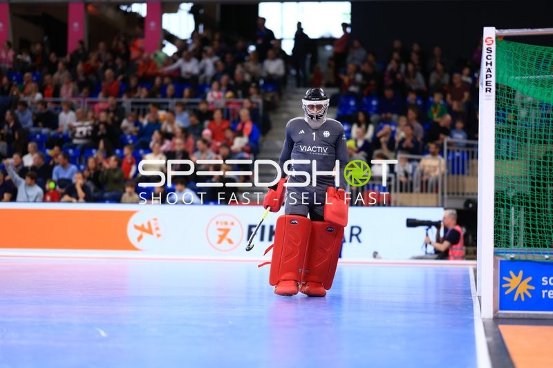 Torwart Lukas Stumpf (1; Deutschland) im Tor