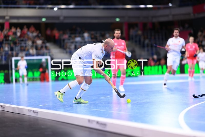 EuroHockey Indoor Championship 2026 - Loris GRANDCHAMP (10; Schweiz) mit Ball