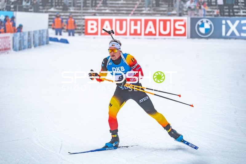 Biathlon, BMW IBU WORLD CUP BIATHLON, Sprint Männer 10km, Oberhof, Deutschland, LANGER Thierry #4 BEL