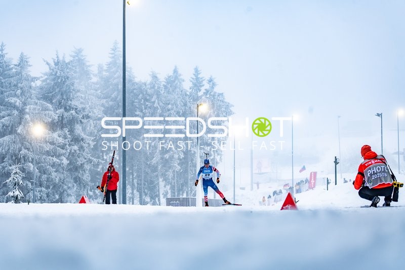 Biathlon, BMW IBU WORLD CUP BIATHLON, Sprint Männer 10km, Oberhof, Deutschland, GERMAIN Maxime #29 USA