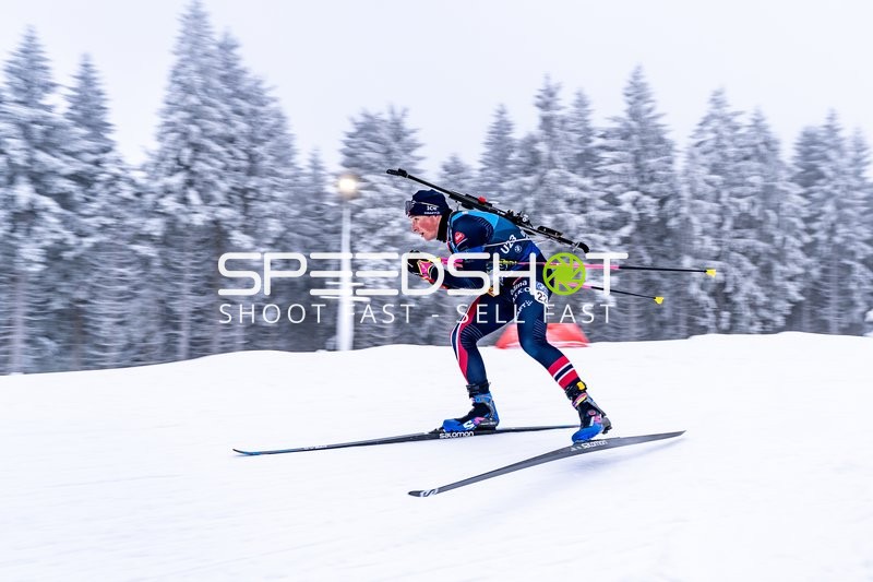 Biathlon, BMW IBU WORLD CUP BIATHLON, Sprint Männer 10 km, Oberhof, Deutschland, FREY Isak Leknes #22 NOR