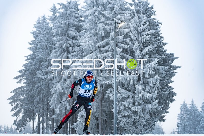 Biathlon, BMW IBU WORLD CUP BIATHLON, Sprint Männer 10km, Oberhof, Deutschland, STRELOW Justus #58 GER