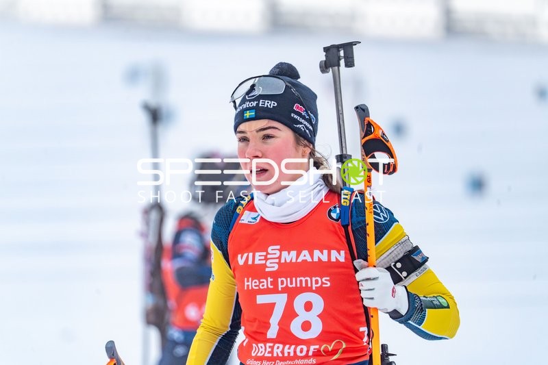 Biathlon, BMW IBU WORLD CUP BIATHLON, Sprint Frauen 7,5km, Oberhof, Deutschland, ANDERSSON Sara #78 SWE