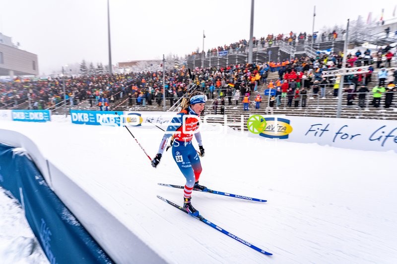 Biathlon, BMW IBU WORLD CUP BIATHLON, Sprint Frauen 7,5 km, Oberhof, Deutschland, IRWIN Deedra #34 USA