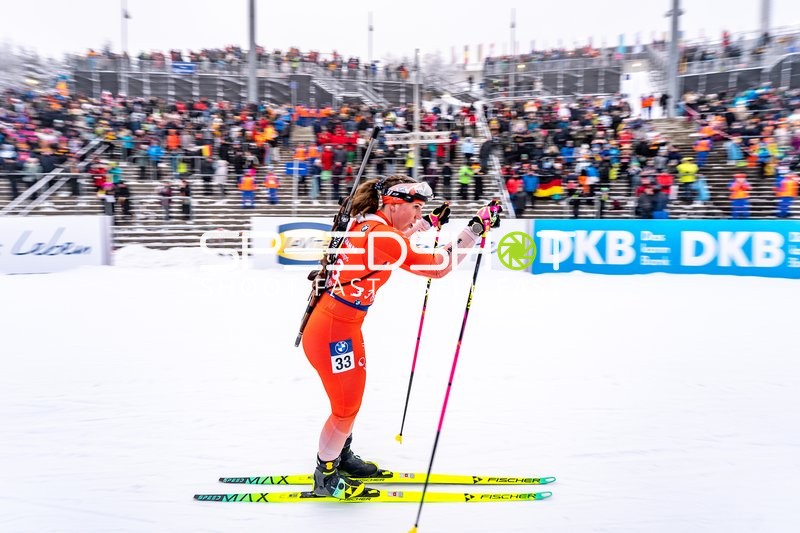 Biathlon, BMW IBU WORLD CUP BIATHLON, Sprint Frauen 7,5 km, Oberhof, Deutschland, HAECKI-GROSS Lena #33 SUI