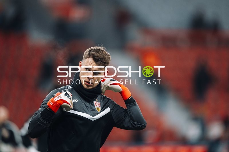 Torwart Alexander Nübel (33; VfB Stuttgart) in Aktion