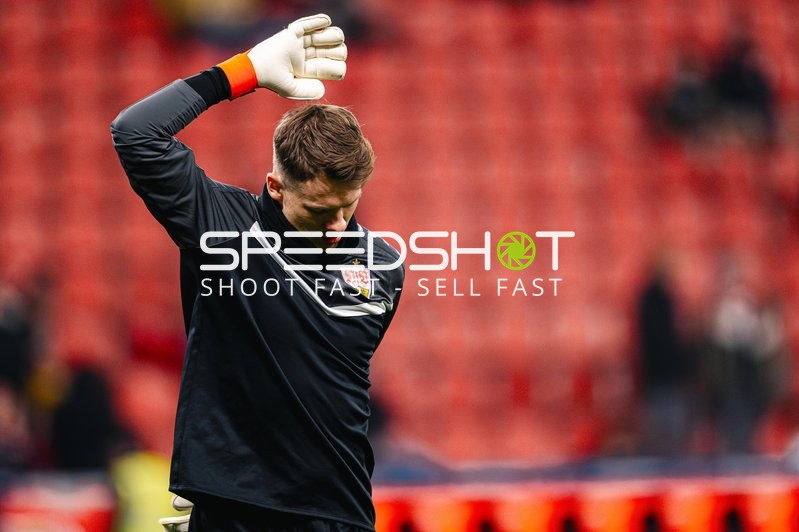 Alexander Nübel (33, VfB Stuttgart) in Aktion