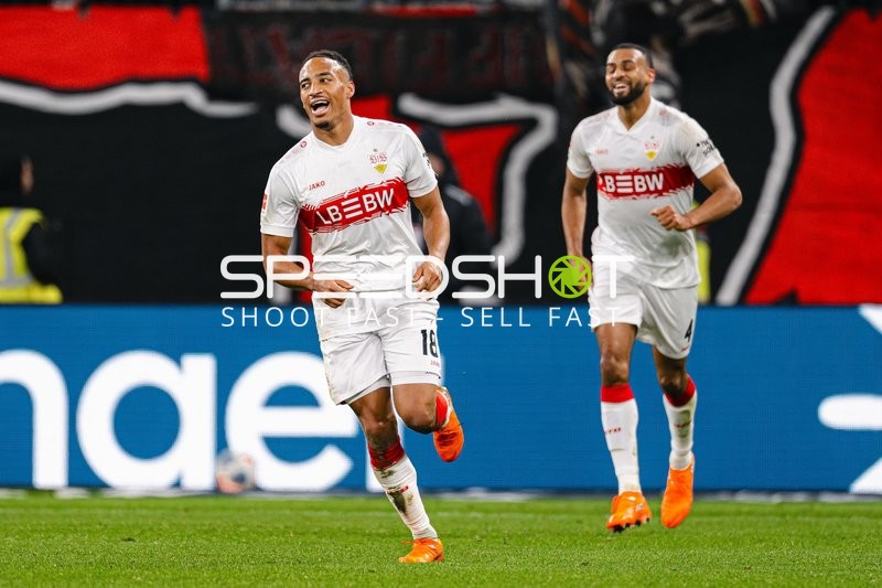 Spieler von VfB Stuttgart in Aktion