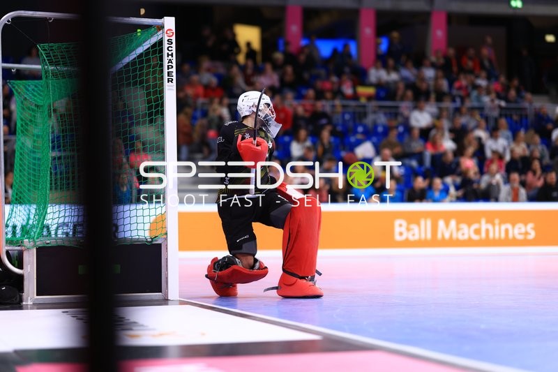 Torwart Matteo GRYSPEERDT (1; Belgien) in Aktion