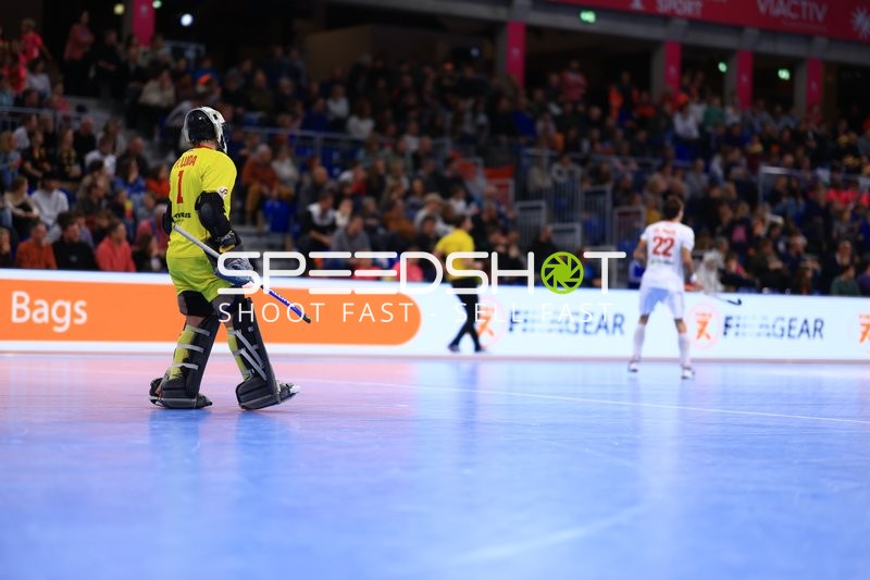 Torwart Pablo LUNA (1; Spanien) im Fokus