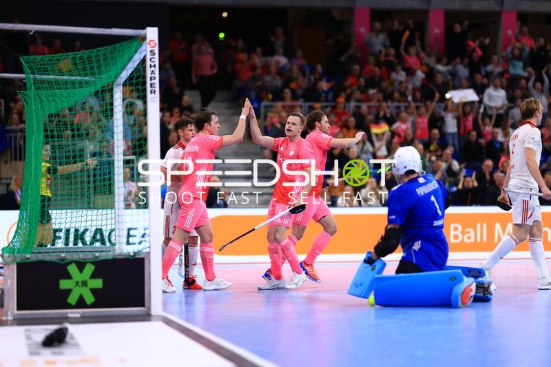 Jubel von Luca Großmann (19; Deutschland) und Sten Brandenstein (5; Deutschland)