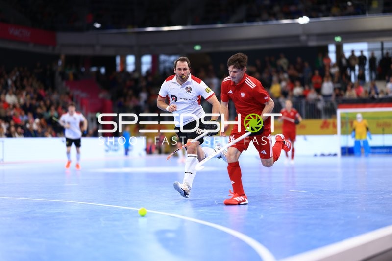Florian STEYRER (15; Österreich) und Mateusz NOWAKOWSKI (24; Polen) im Duell