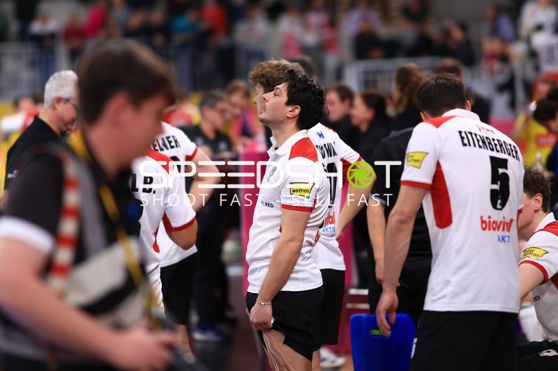 Spieler von Österreich in der Pause