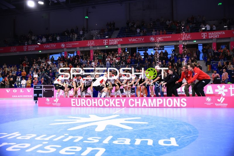 Feier der EuroHockey Champions