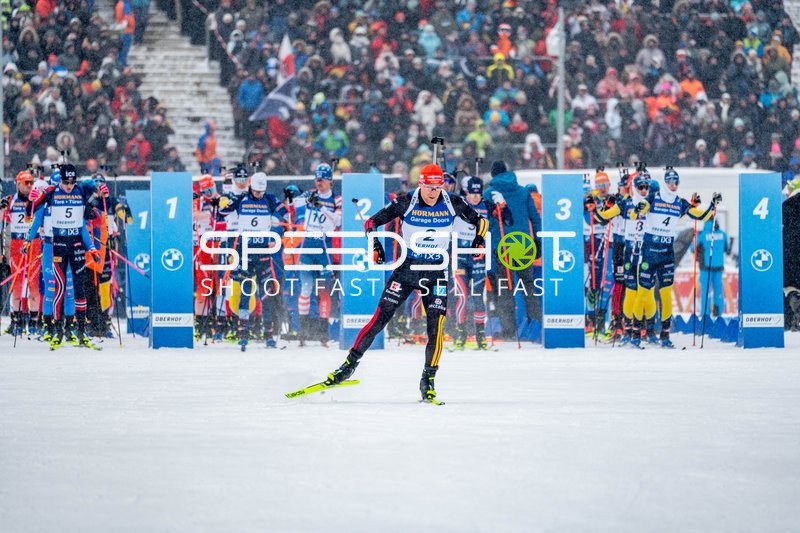 Start der Verfolgung in Oberhof