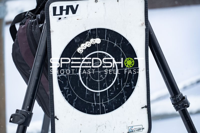 Schießscheibe beim Biathlon in Oberhof