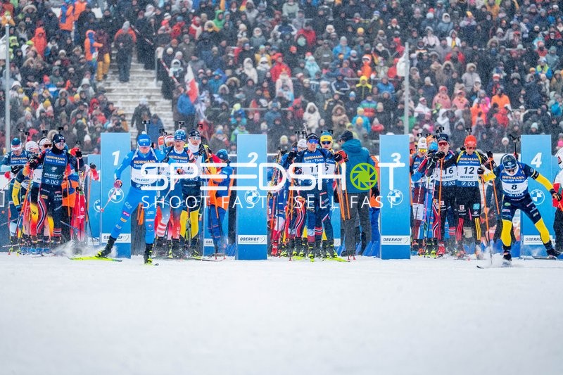 BMW IBU World Cup Biathlon, Verfolgung Männer 12.5 km in Oberhof Samstag 10.01.2026