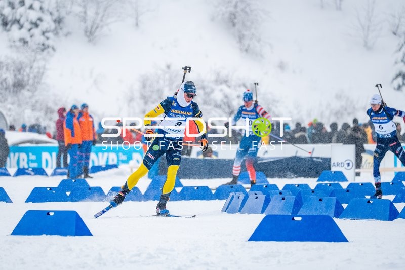 Biathleten in Verfolgung Oberhof