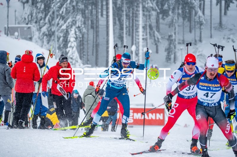 Biathleten in Verfolgung Oberhof