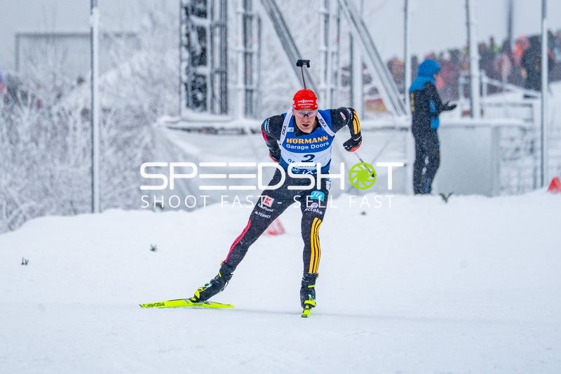 Athlet beim Skilanglauf in Oberhof