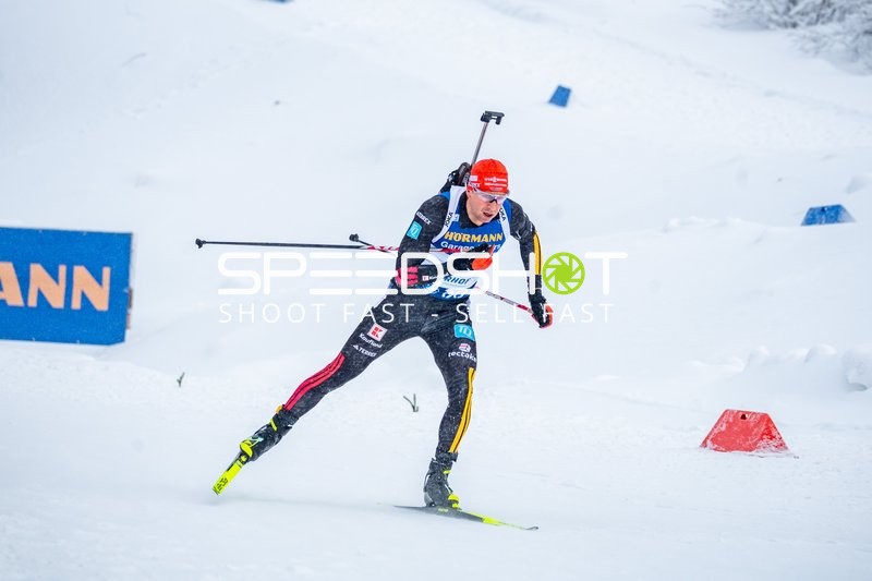 Biathlet in Aktion in Oberhof