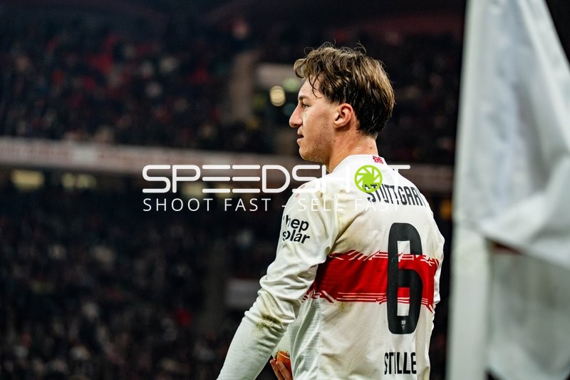 Spieler von VfB Stuttgart in Aktion