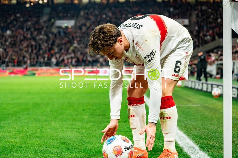 Eckballvorbereitung Angelo Stiller (6; VfB Stuttgart)