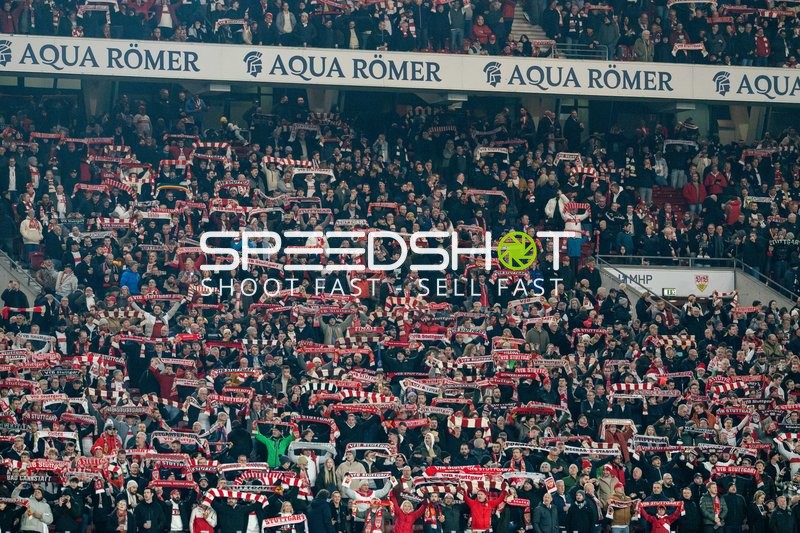 Fans von VfB Stuttgart im Stadion