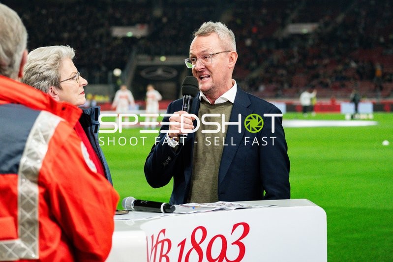 Interview am Spielfeldrand