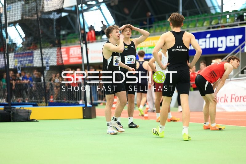 Athleten im Glaspalast Sindelfingen