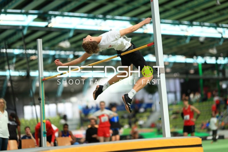 Hochsprung im Glaspalast