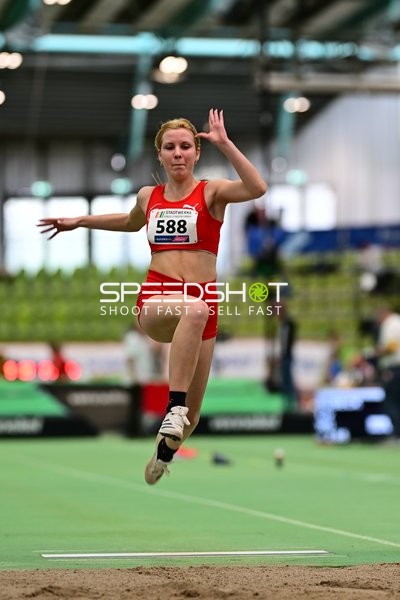 Startnummer 588 beim Weitsprung