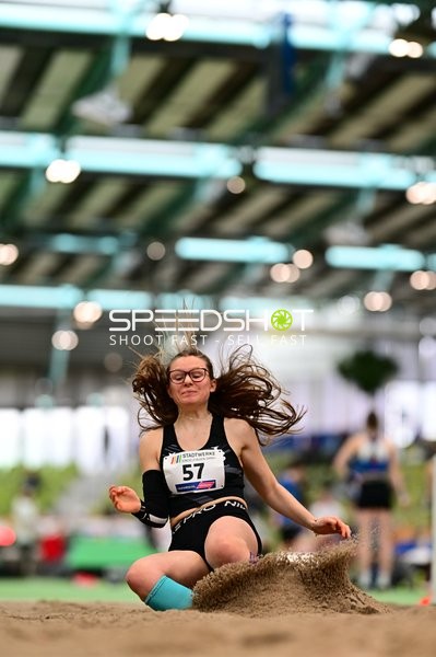 Weitsprung im Glaspalast Sindelfingen