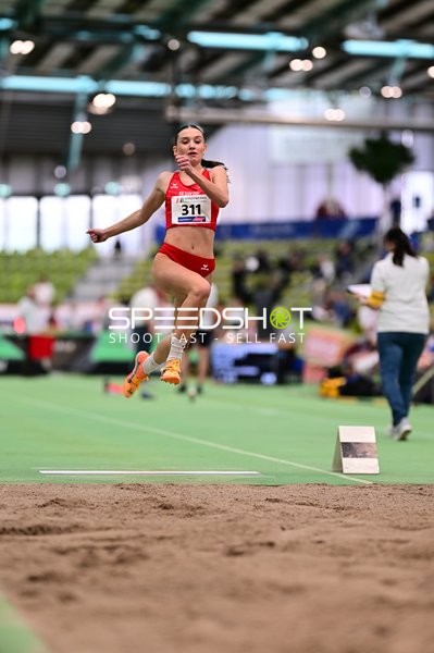 Weitsprung im Glaspalast Sindelfingen