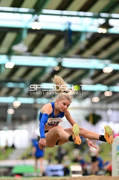 Weitsprung im Glaspalast Sindelfingen