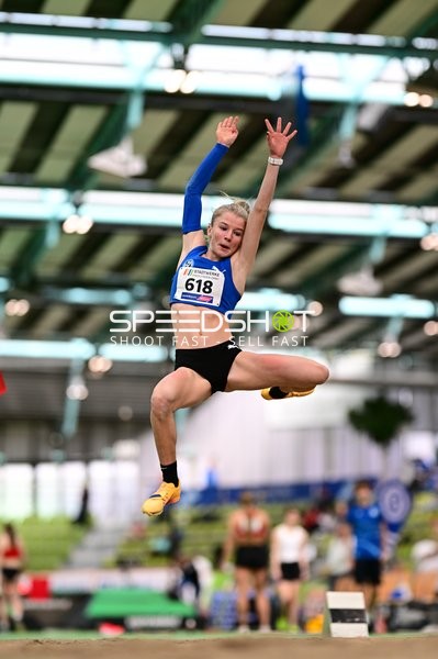 Startnummer 618 im Weitsprung