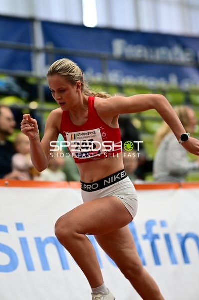 Startnummer 245 sprintet im Glaspalast