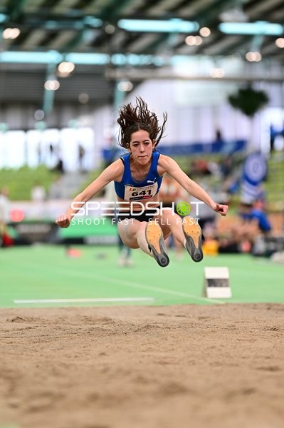 Weitsprung im Glaspalast Sindelfingen
