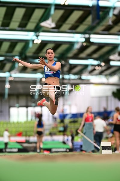 Weitsprung im Glaspalast Sindelfingen