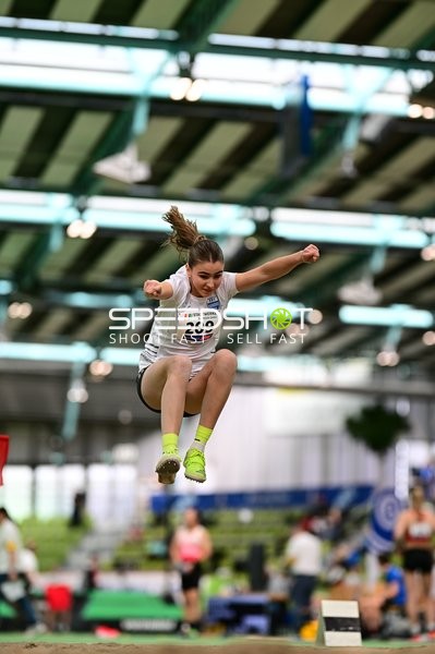 Startnummer 209 beim Weitsprung