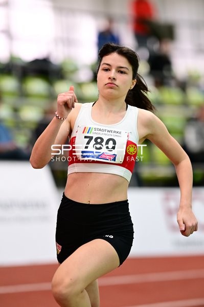 Startnummer 780 sprintet im Glaspalast