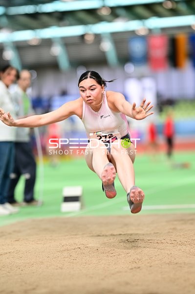 Weitsprung im Glaspalast Sindelfingen