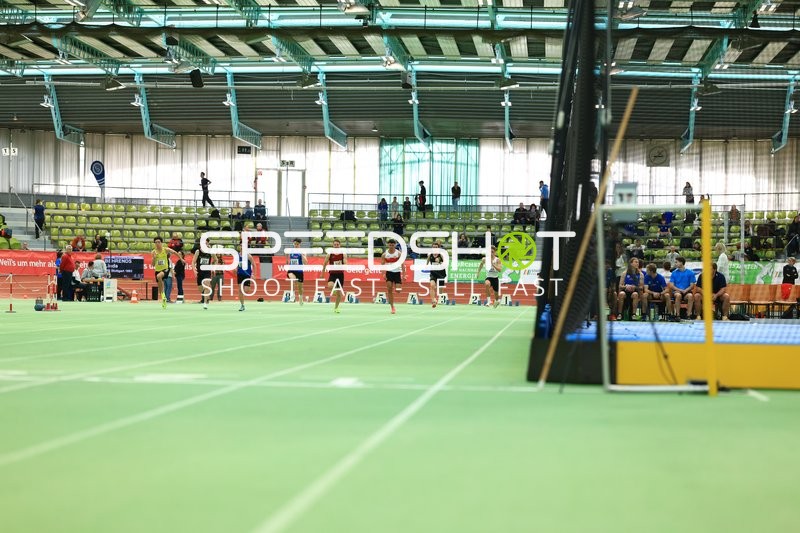 Sprintstart im Glaspalast Sindelfingen